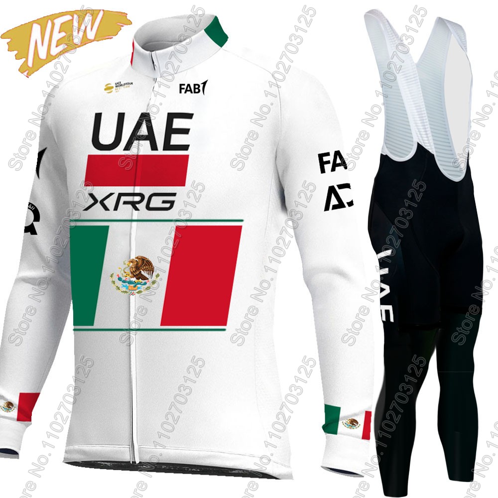 Summer Clothing Sale Men - UAEチーム サイクリング 2026 メキシコ ジャージセット メンズ