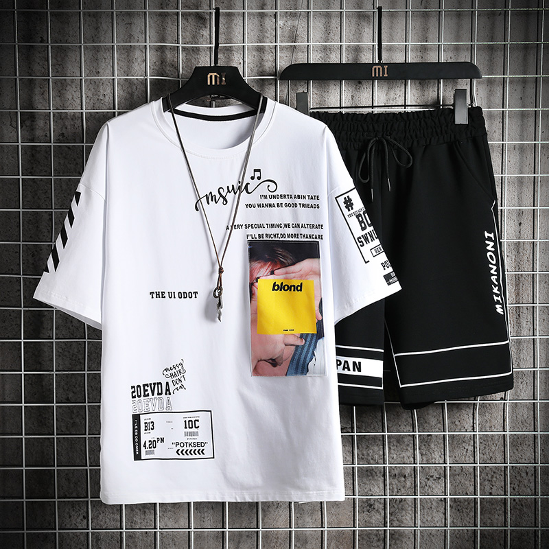 メンズサマートラック スーツ、プリントTシャツ、ファッショナ - Summer Clothing Brand Names のレビューと価格