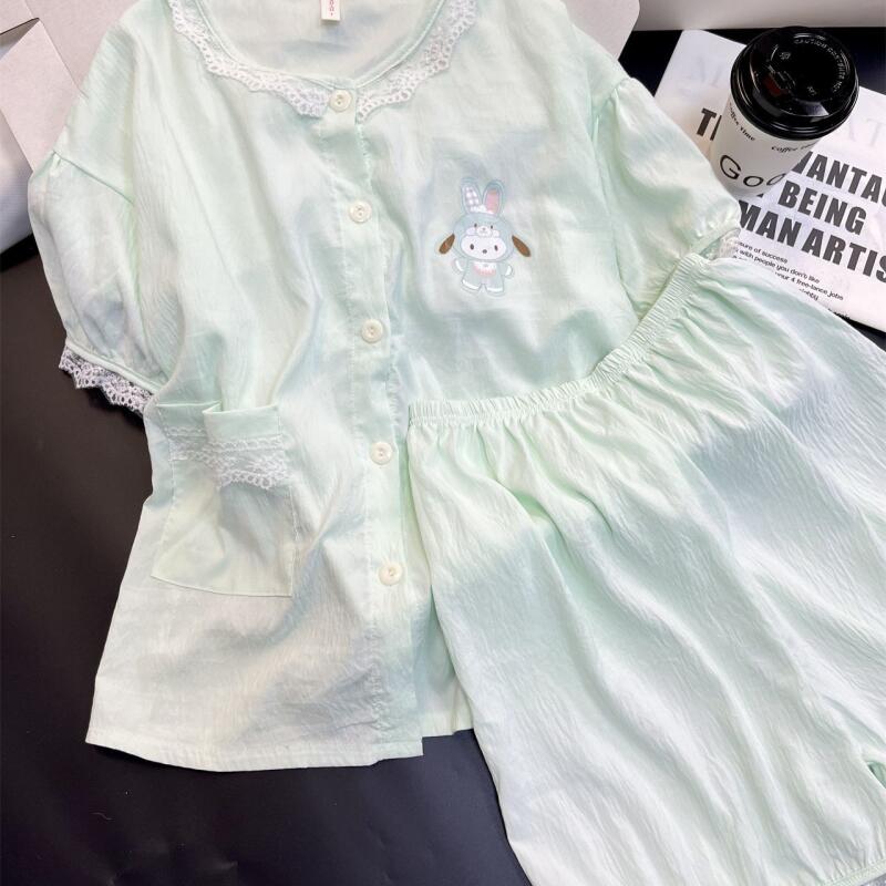 半袖ショートパンツツーピースパジャマポチャッコ 2026 女 - Summer Clothes のレビューと価格