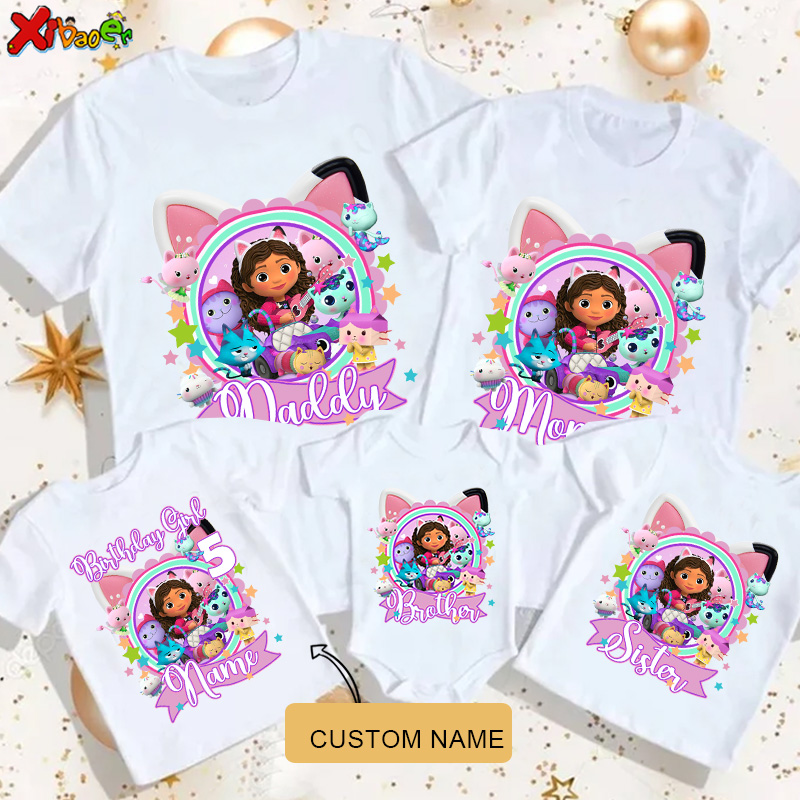 女の子用誕生日Tシャツ パーソナライズされた名前入り プリン - Summer Clothing Toddler のレビューと価格
