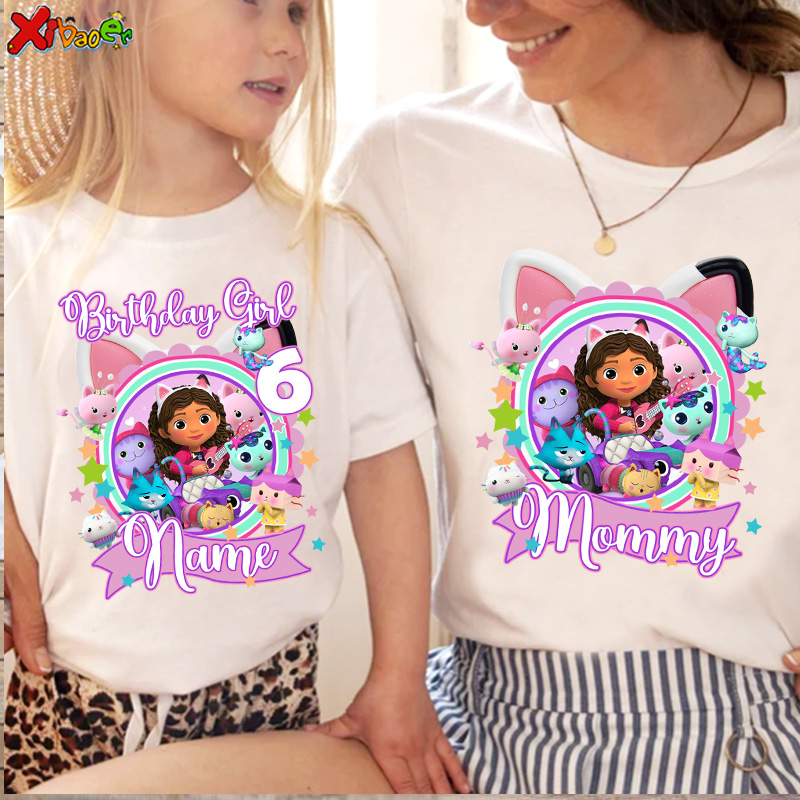 女の子用誕生日Tシャツ パーソナライズされた名前入り プリン - Summer Clothing Toddler のレビューと価格