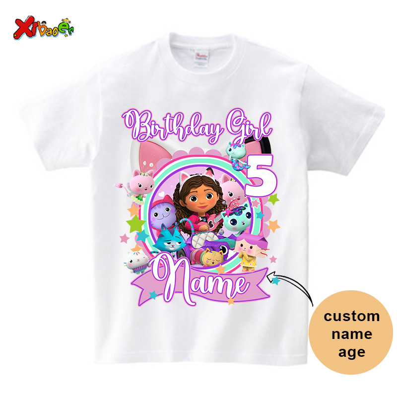 女の子用誕生日Tシャツ パーソナライズされた名前入り プリン - Summer Clothing Toddler のレビューと価格
