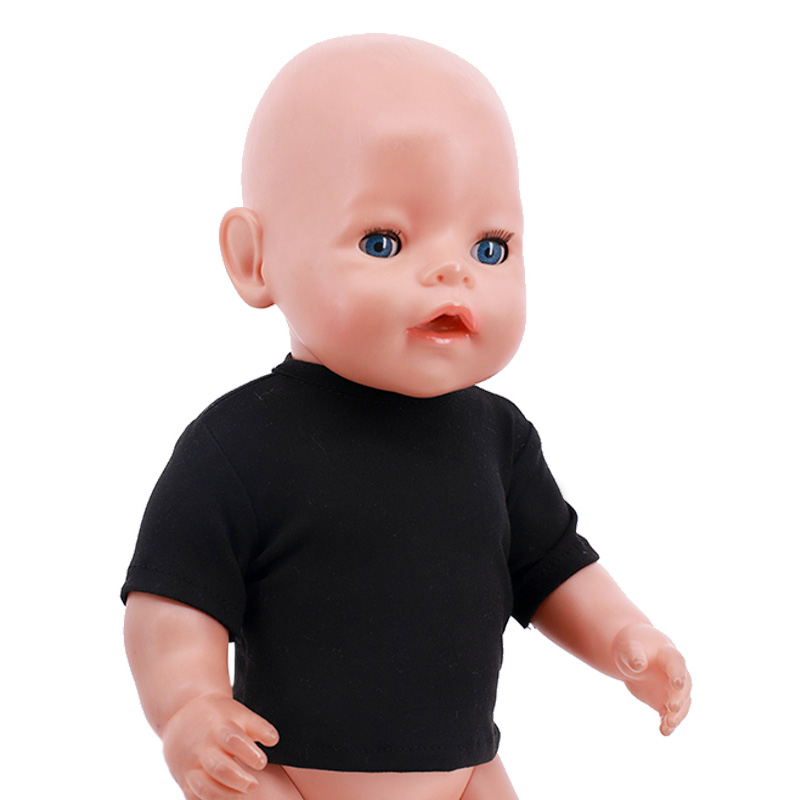人形服夏 Tシャツ純粋な綿半袖手作り無地服 16-18 イン - Summer Clothing Toddler のレビューと価格