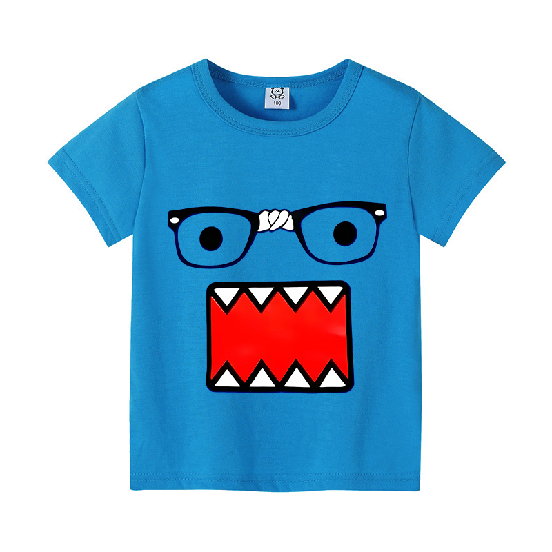 かわいいドモスくん半袖漫画少年少女服夏絶妙なファッションヒッ - Summer Clothing Toddler のレビューと価格