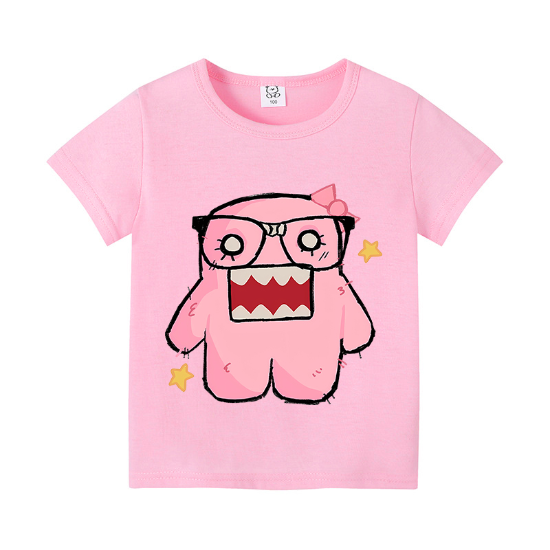 かわいいドモスくん半袖漫画少年少女服夏絶妙なファッションヒッ - Summer Clothing Toddler のレビューと価格