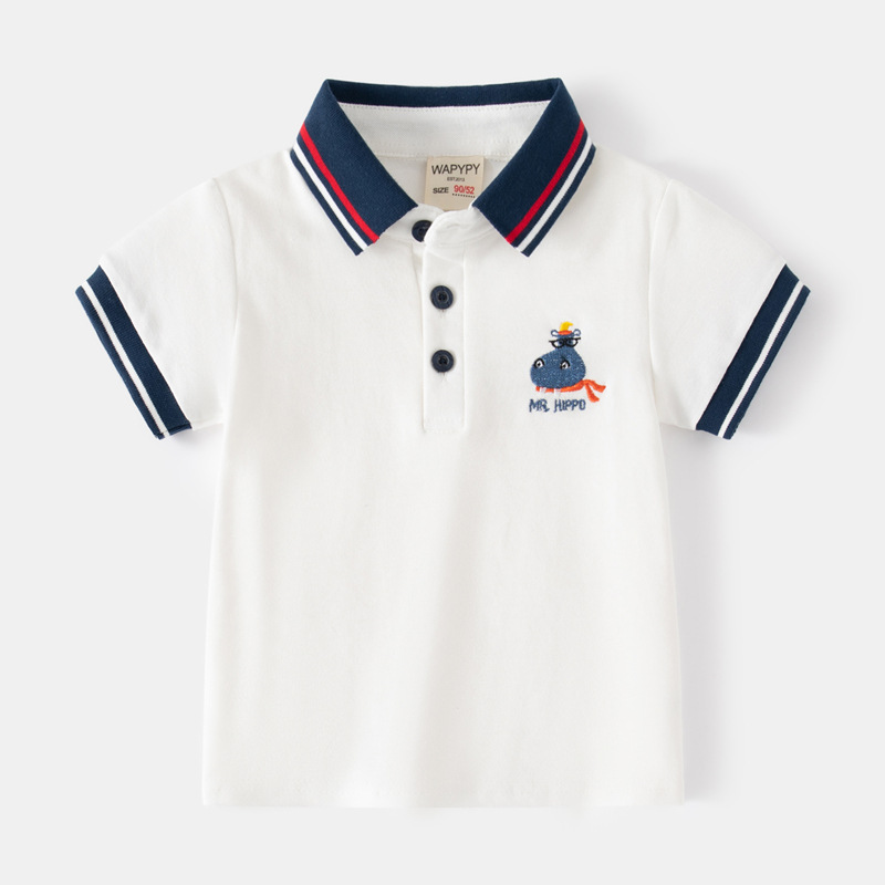 男の子用の幼児用ポロシャツ,子供服,女の子と男の子用の服,キ - Summer Clothing Toddler のレビューと価格