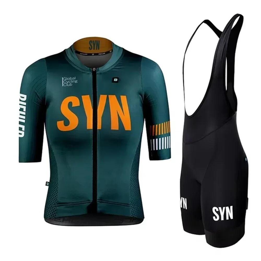 夏 SYN チームサイクリングセット女性シンジケート半袖ジャ - Summer Clothing Sale Men のレビューと価格