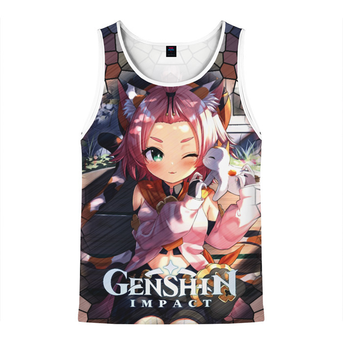 ユニセックスの印象的なdeonaタンクトップ,3Dプリント, - Summer Games Clothing のレビューと価格