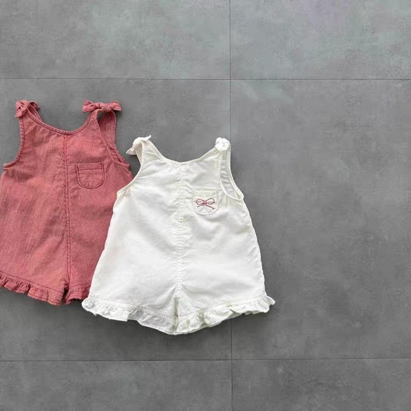 HY2831 女の子用サマーロンパース、ビブとショートパンツ - Summer Clothing Toddler のレビューと価格